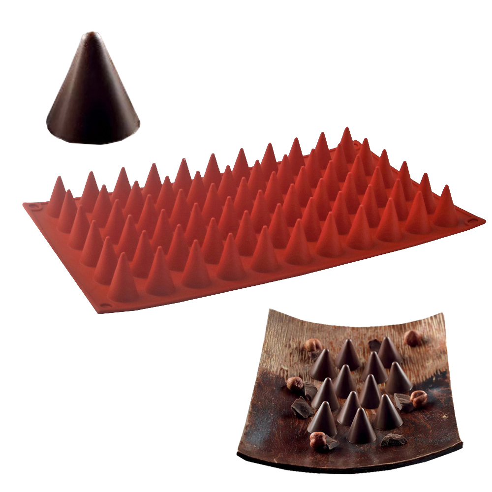 Commercial Kitchen Equipment List - 66-Cells Cone Chocolate Baking Mold Food