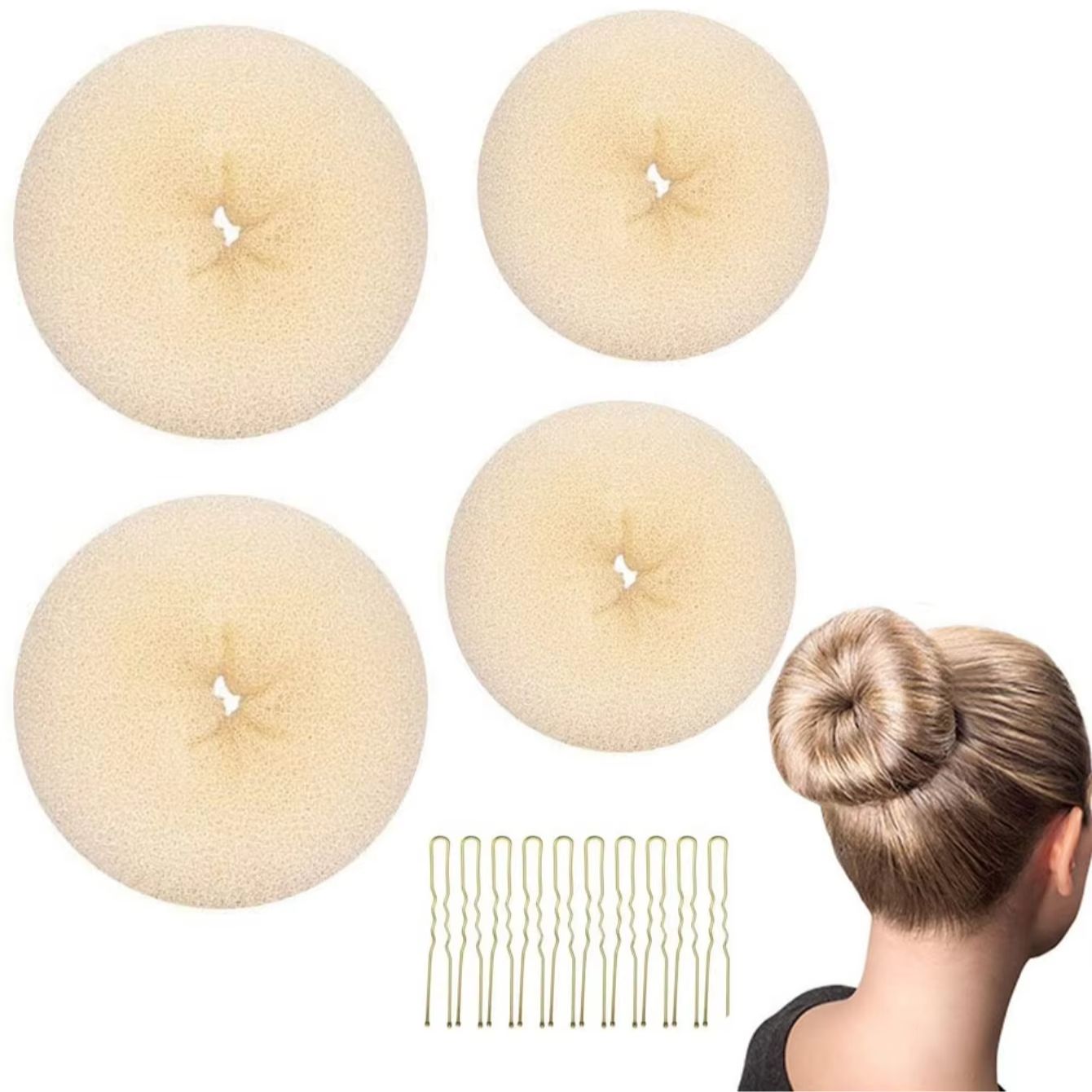 Donut Making Machine - 14PCS Bun Maker Set: 4 Sizes