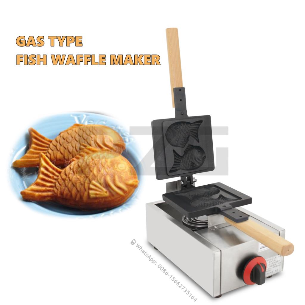 Donut Making Machine - Stainless Steel Gas Taiyaki Machine 2