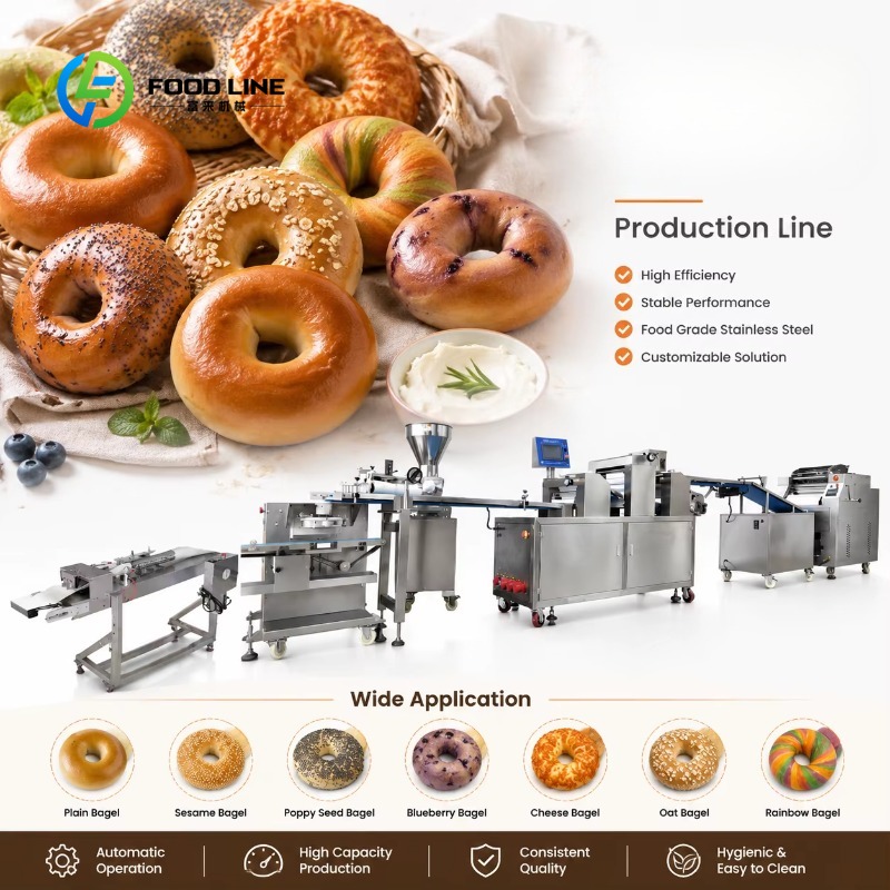 Donut Making Machine - Fully Automatic High Capability Bagel Bread