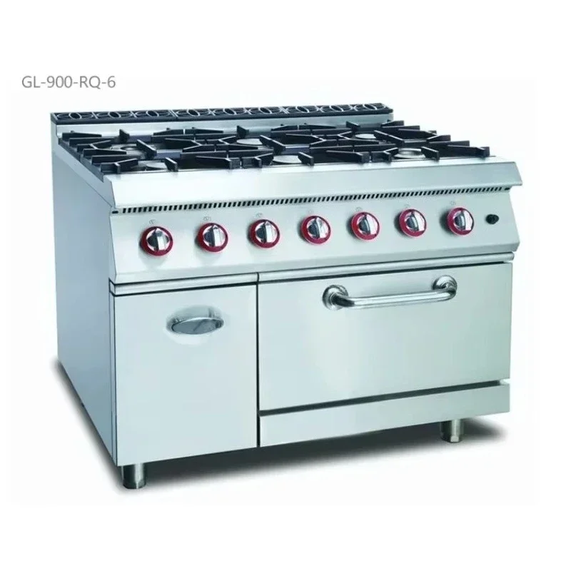 Commercial Kitchen Counter - Gas Cooker with 6 Burners ,Commercial