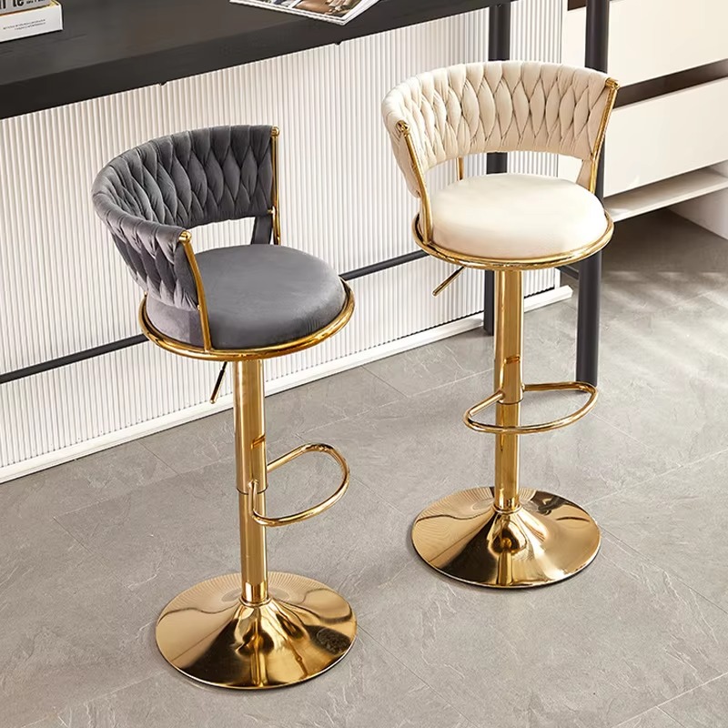 Commercial Kitchen And Bar - Wholesale Luxury Gold Metallic pink Velvet