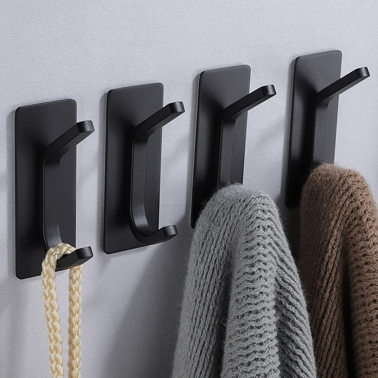 Commercial Kitchen Wall Shelves - 4/1pcs Multi-purpose Wall Hooks Self Adhesive