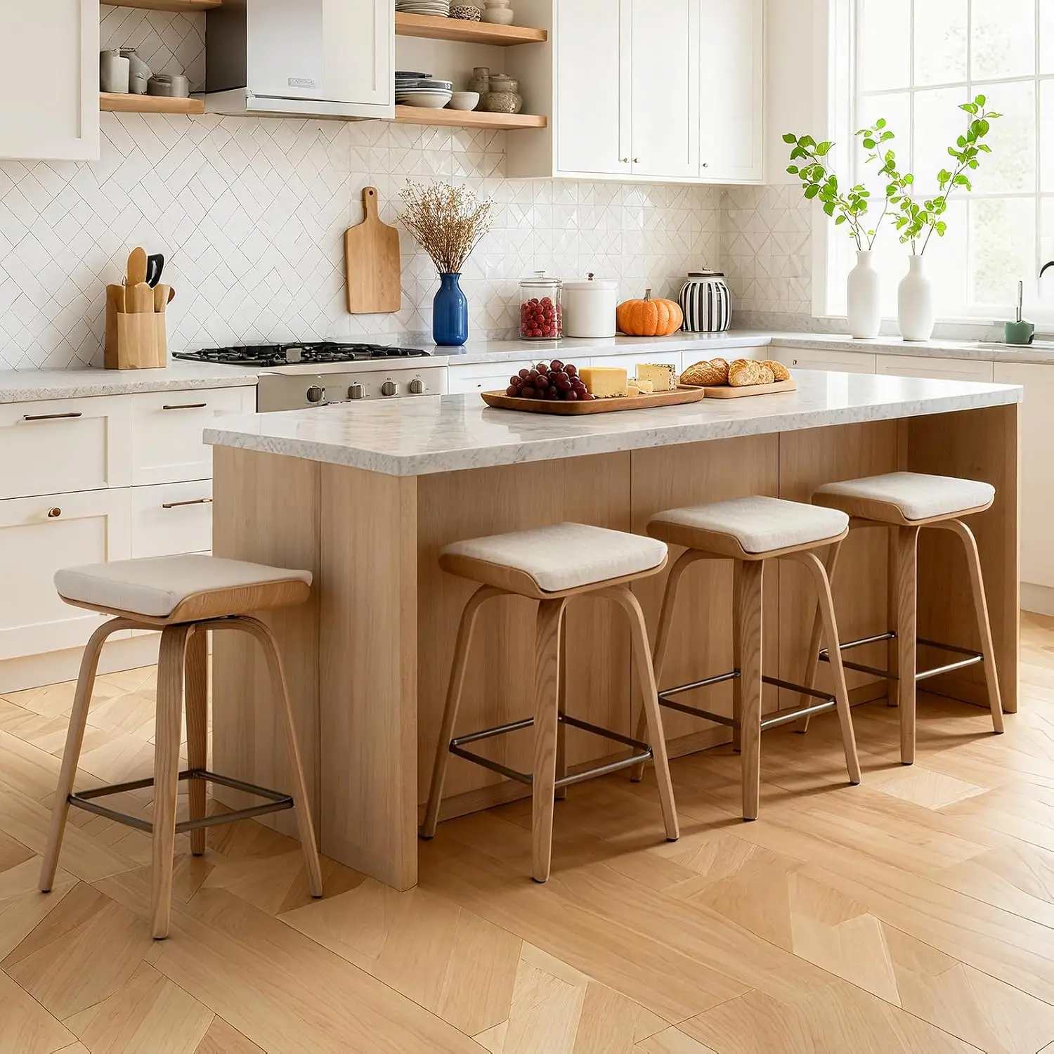 Commercial Kitchen Counter - BestsellerSwivel Bar Stools Set of 4