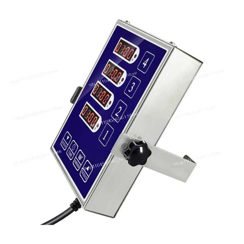 Commercial Kitchen Oven - CAL4B 4-Channel Commercial Kitchen Timer Stainless