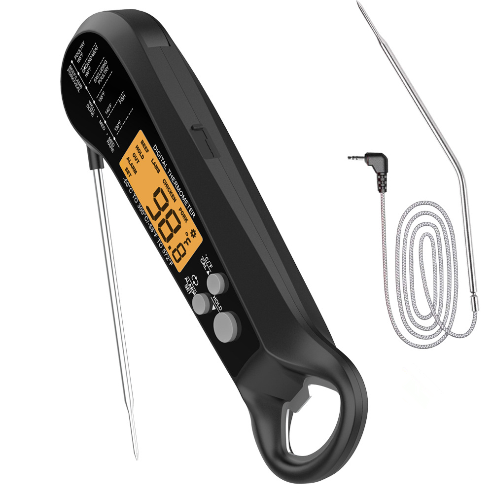 Commercial Kitchen Equipment List - Long Cable Professional Meat Thermometer Digital