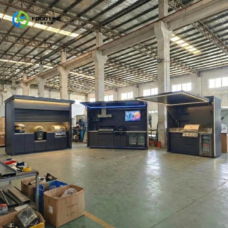 Custom Modular Outdoor Kitchen - Commercial Kitchen Grill ulasan dan harga
