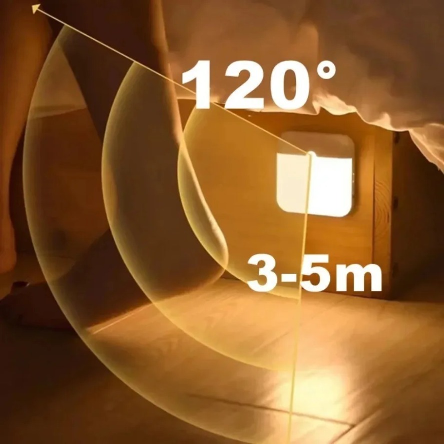 PIR Motion Sensor USB Night Li - Commercial Kitchen Lights ulasan dan harga