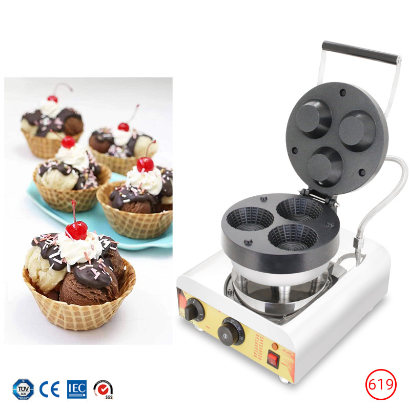 Commercial Triple-Hole Ice Cre - Donut Making Machine ulasan dan harga