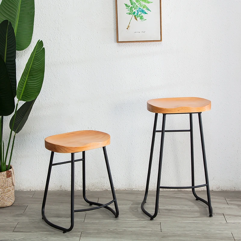 Simple Modern Iron Bar Chairs, - Commercial Kitchen Counter ulasan dan harga