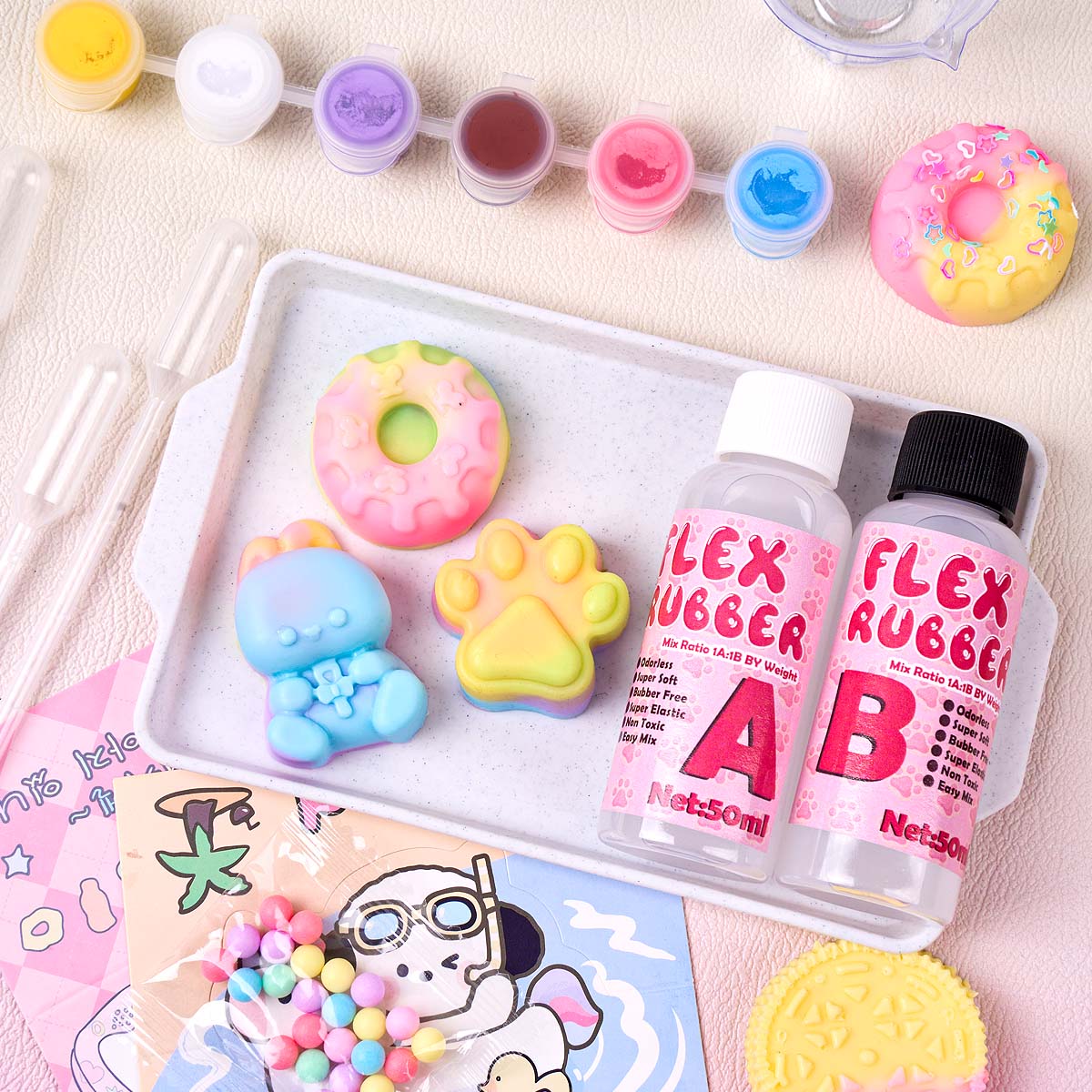 Taba Squishy Maker Kit Flex Ru - Donut Making Machine ulasan dan harga