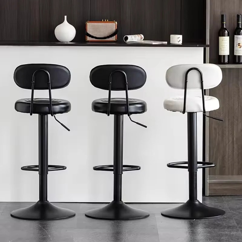 Bar Chairs Swivel Metal Nordic - Commercial Kitchen Counter ulasan dan harga