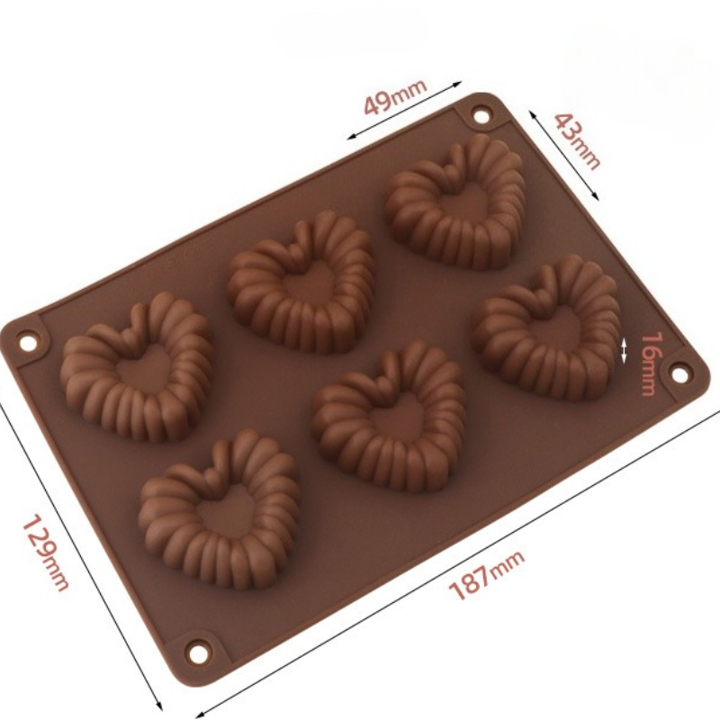 Heart-shaped Silicone Chocolat - Commercial Kitchen Equipment List ulasan dan harga