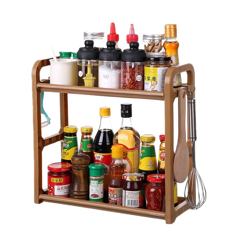 2 Layers Table Plastic Chopsti - Commercial Kitchen Wall Shelves ulasan dan harga