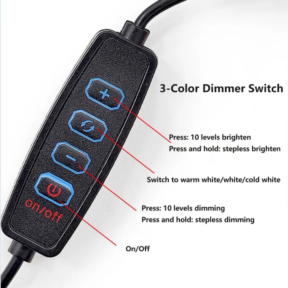 3 Colors Adjustable USB Puck L - Commercial Kitchen Lights ulasan dan harga