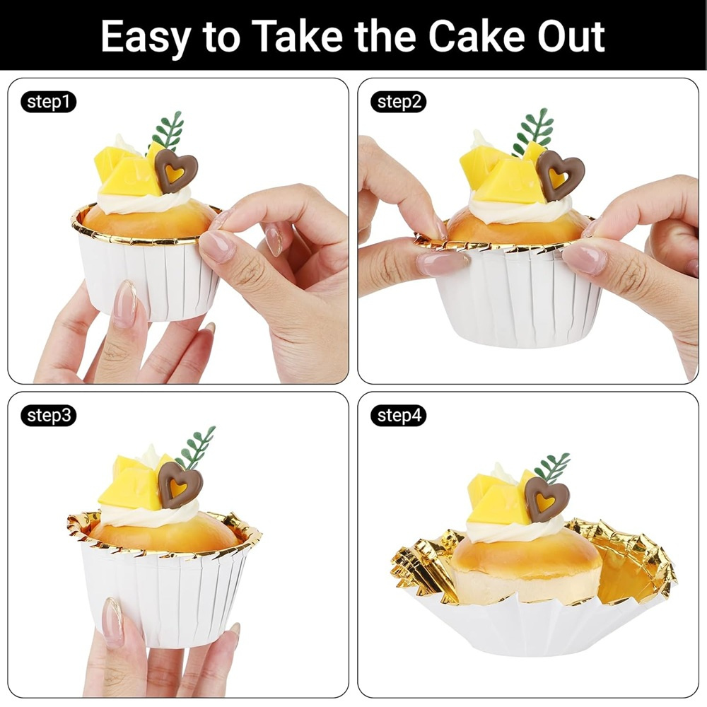50 pcs Muffins Cup Paper Cupca - Commercial Kitchen Equipment List ulasan dan harga