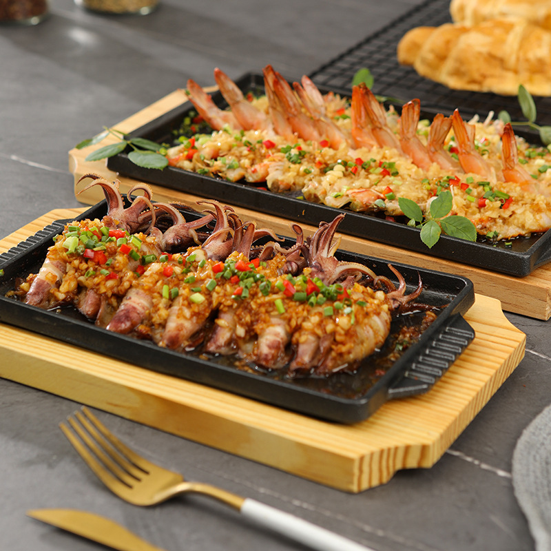 Cast Iron Teppanyaki Grill Pla - Commercial Kitchen Grill ulasan dan harga