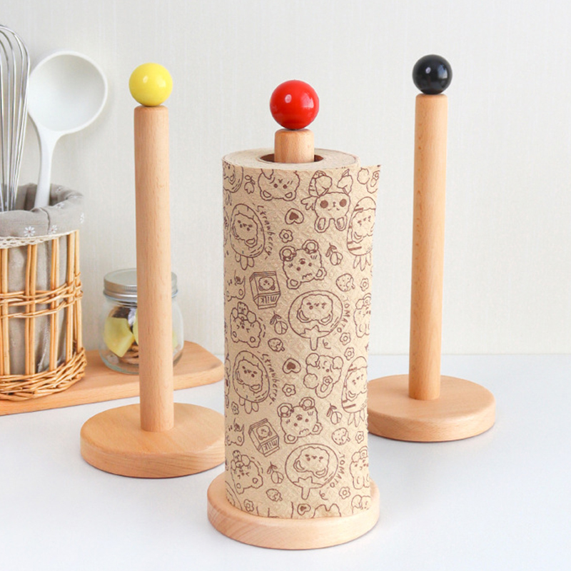 Wood Paper Towel Holder Durabl - Commercial Kitchen Wall Shelves ulasan dan harga