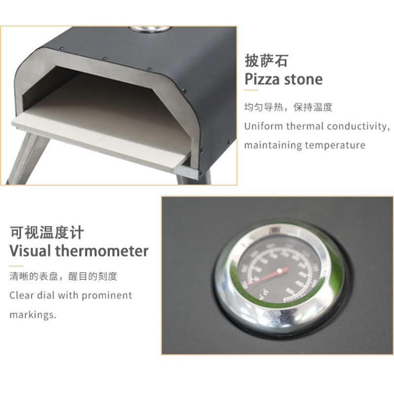 16 Inch Gas Pizza Oven Portabl - Commercial Kitchen Oven ulasan dan harga