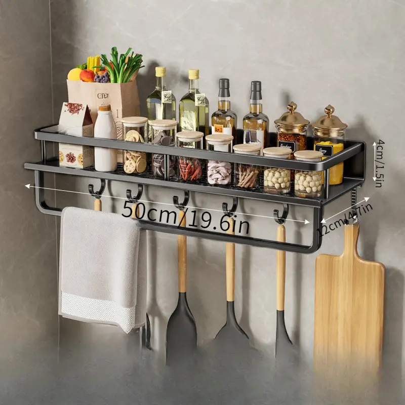 Multifunctional Kitchen Rack S - Commercial Kitchen Wall Shelves ulasan dan harga