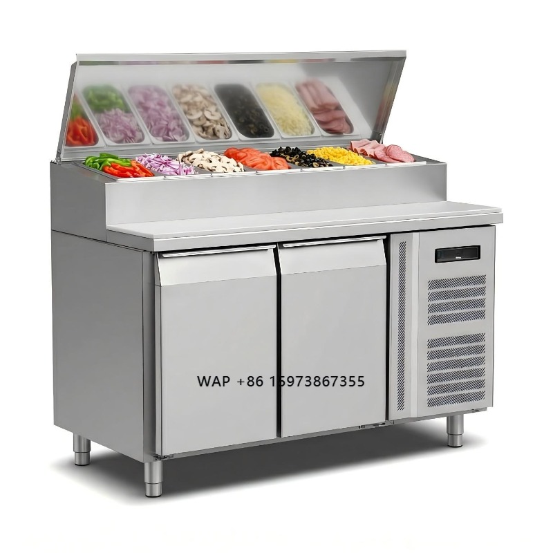 OEM Counter Fridge Sandwich Pr - Commercial Kitchen Counter ulasan dan harga
