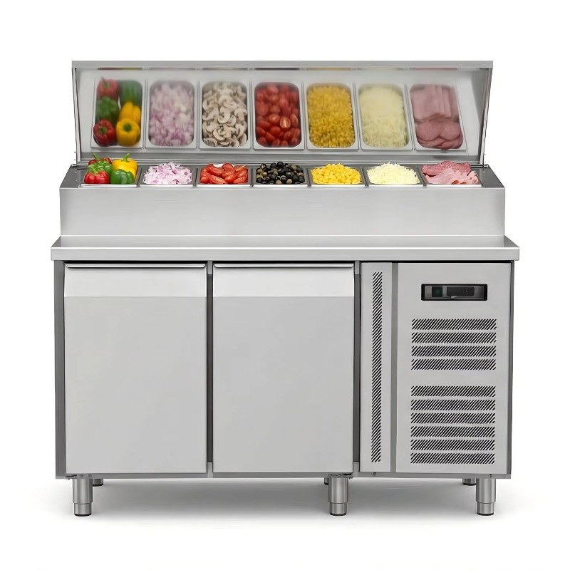 OEM Counter Fridge Sandwich Pr - Commercial Kitchen Counter ulasan dan harga