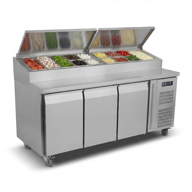 OEM Counter Fridge Sandwich Pr - Commercial Kitchen Counter ulasan dan harga