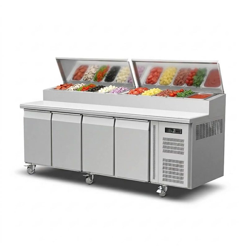 OEM Counter Fridge Sandwich Pr - Commercial Kitchen Counter ulasan dan harga