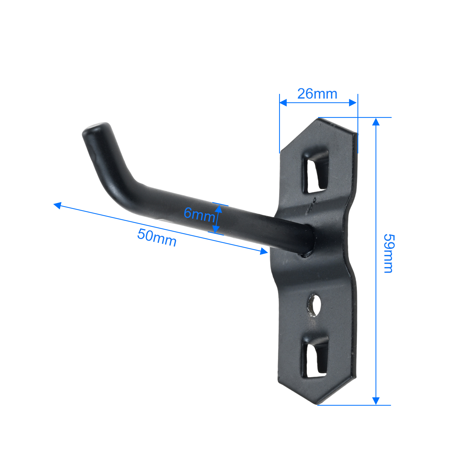 10Pcs/set 50mm Black Hole Boar - Commercial Kitchen Wall Shelves ulasan dan harga