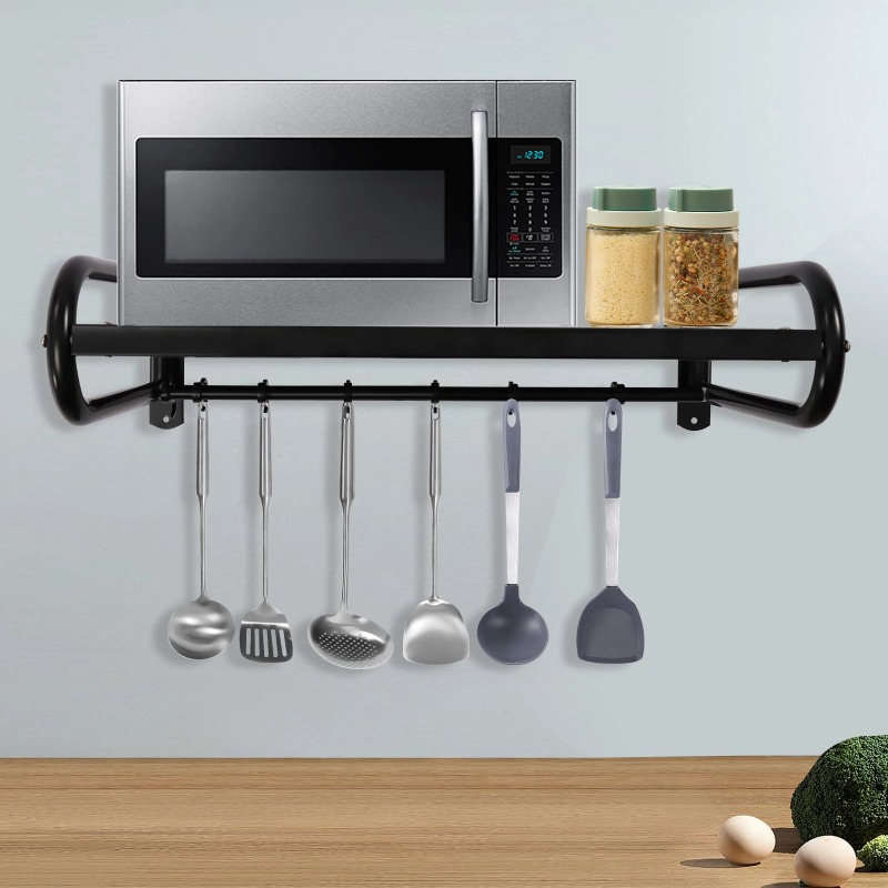Wall-Mounted Microwave Oven Ra - Commercial Kitchen Wall Shelves ulasan dan harga