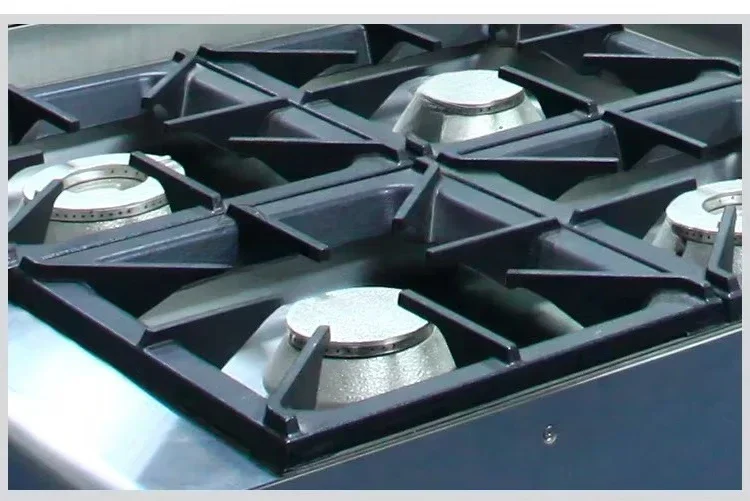 Gas Cooker with 6 Burners ,Com - Commercial Kitchen Counter ulasan dan harga