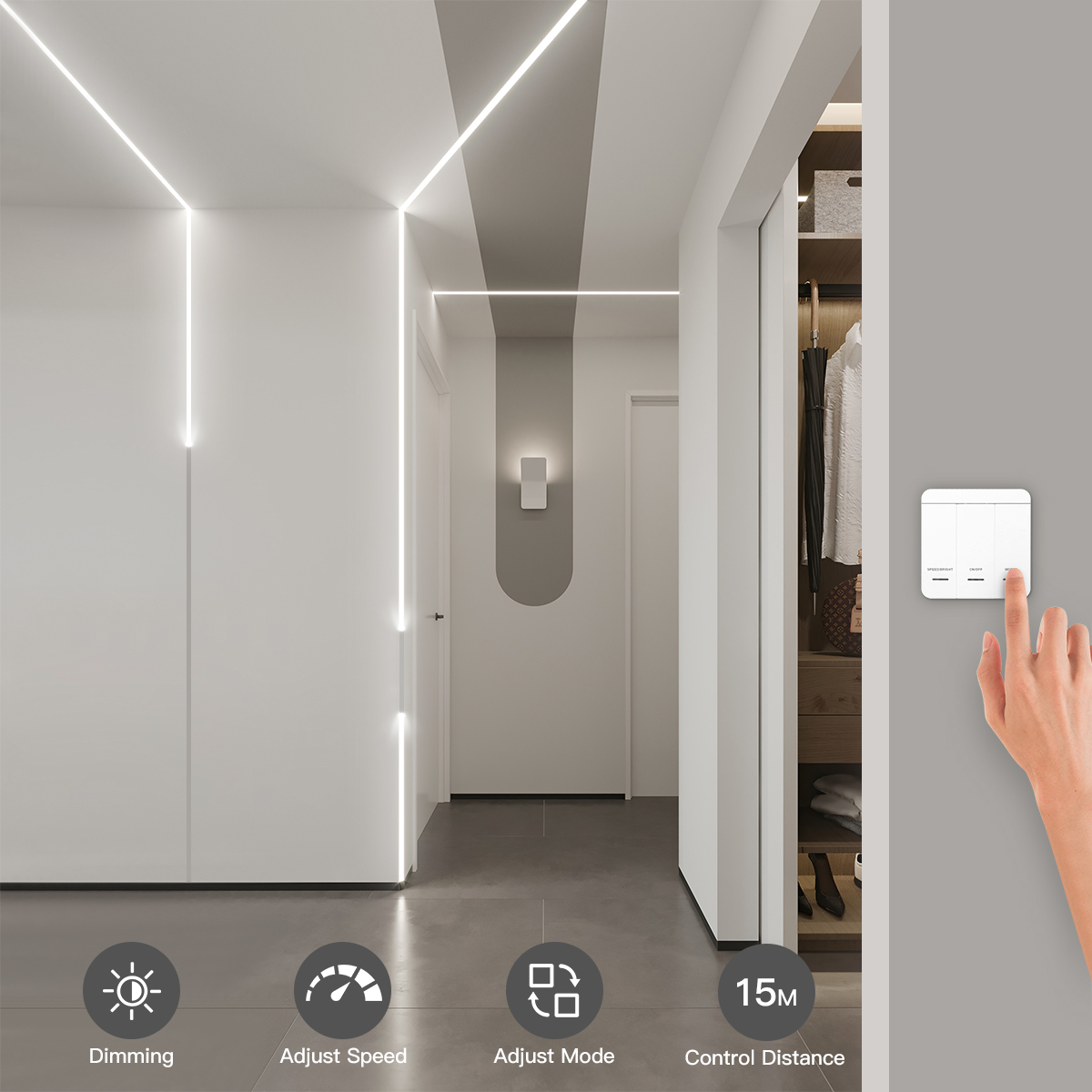 Smart Addressable1-4pcs LED St - Commercial Kitchen Lights ulasan dan harga