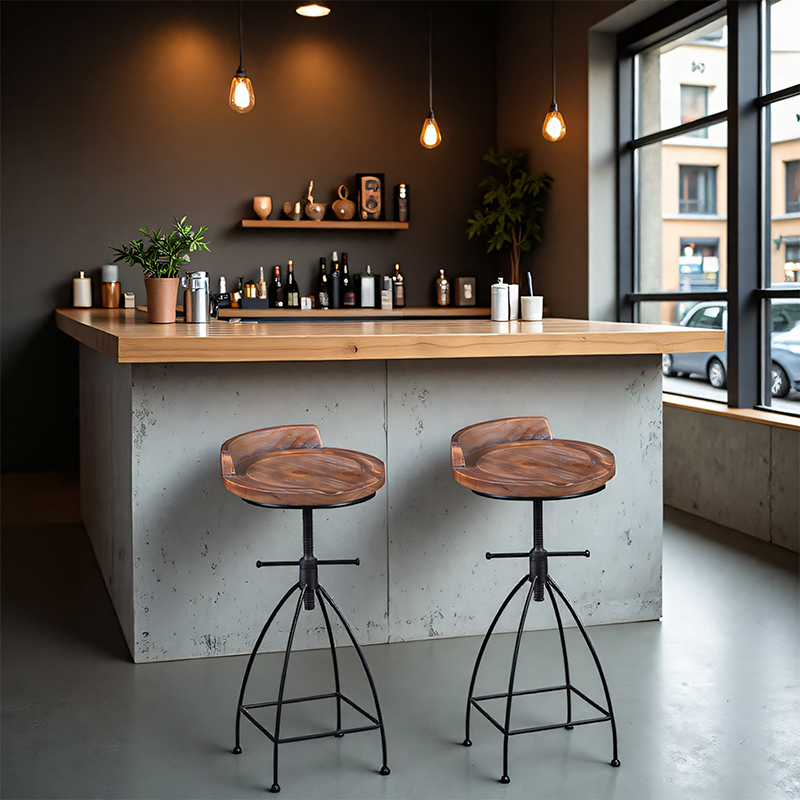 ‌Industrial Adjustable Bar Sto - Commercial Kitchen Counter ulasan dan harga