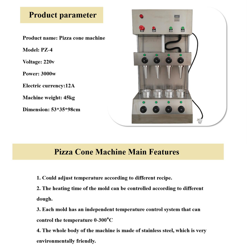Electric Cone Pizza Making Bak - Donut Making Machine ulasan dan harga