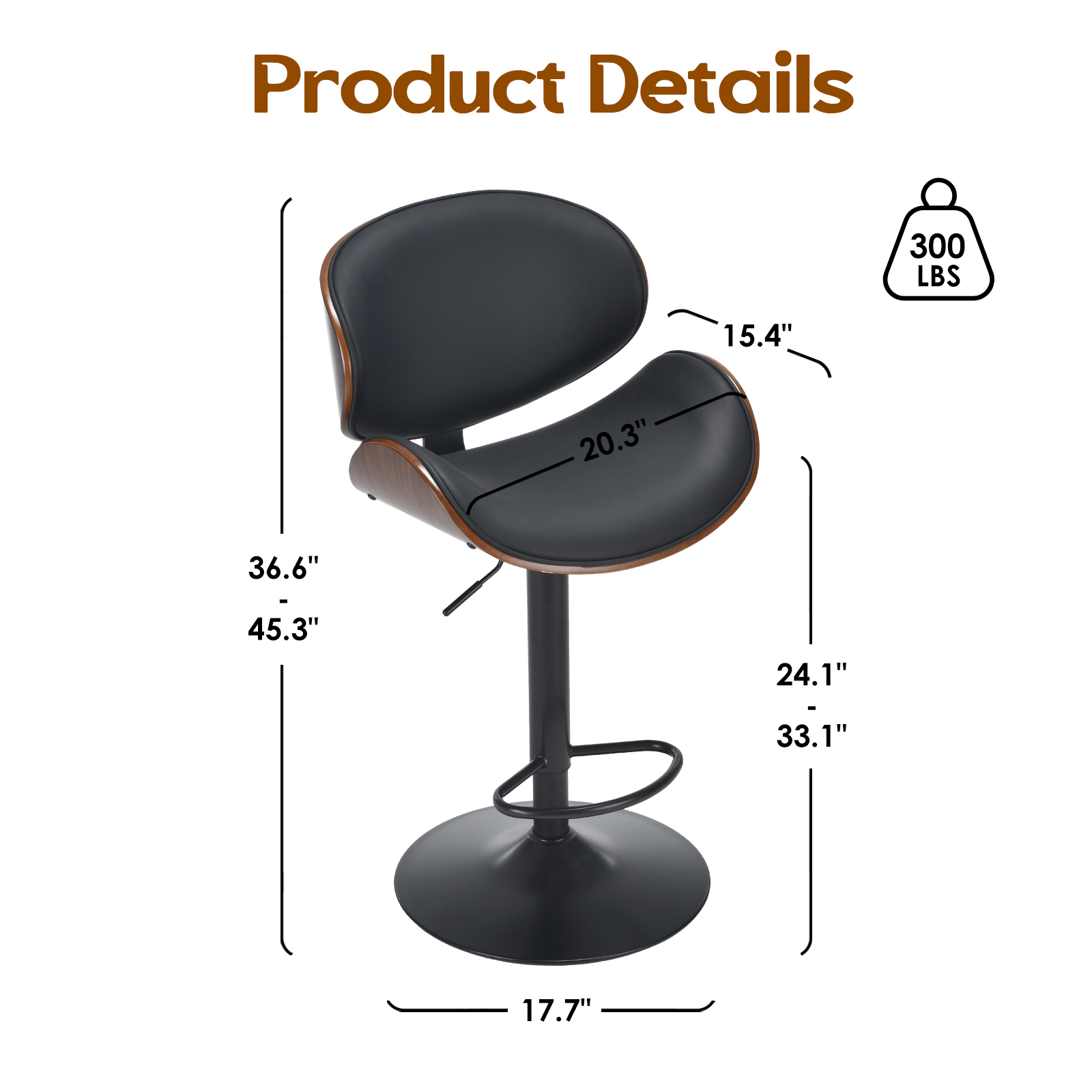Farini Set of 2 Swivel Bar Sto - Commercial Kitchen Counter ulasan dan harga