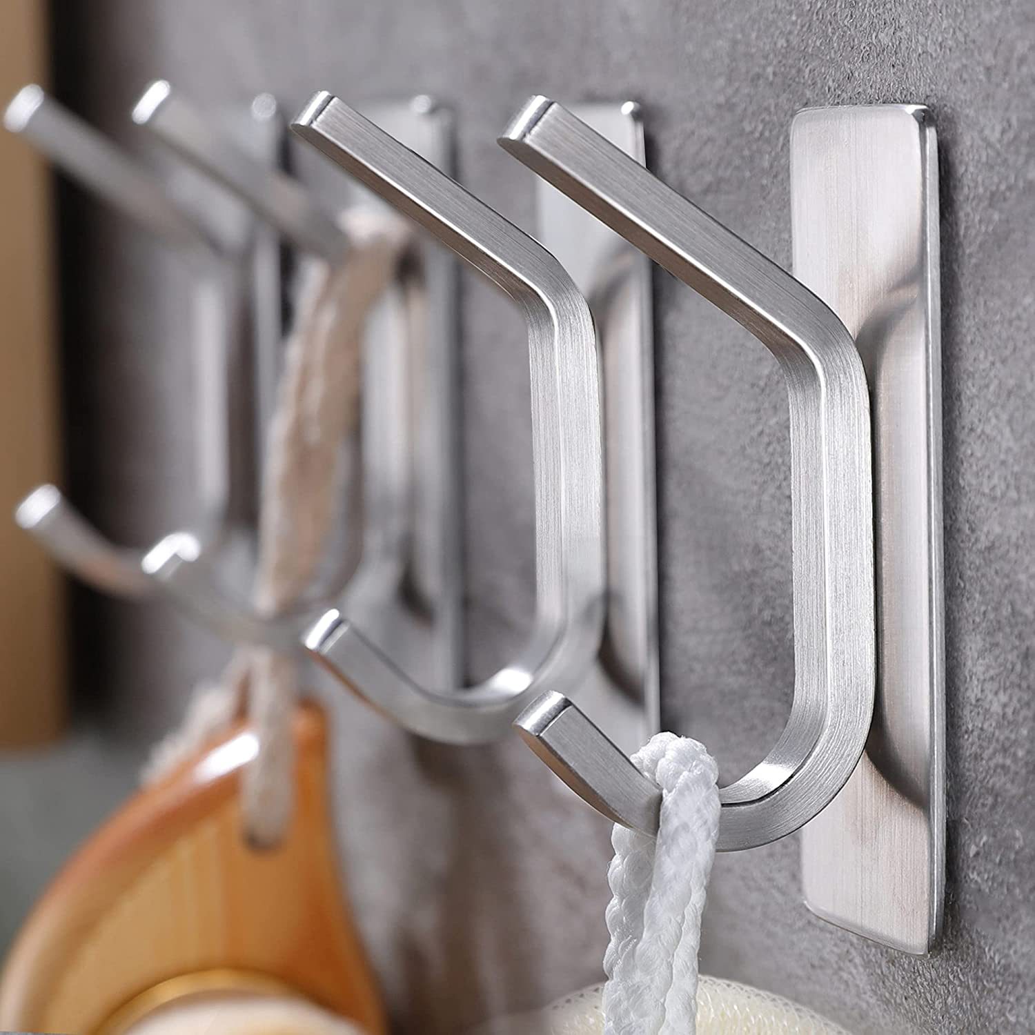 4/1pcs Multi-purpose Wall Hook - Commercial Kitchen Wall Shelves ulasan dan harga