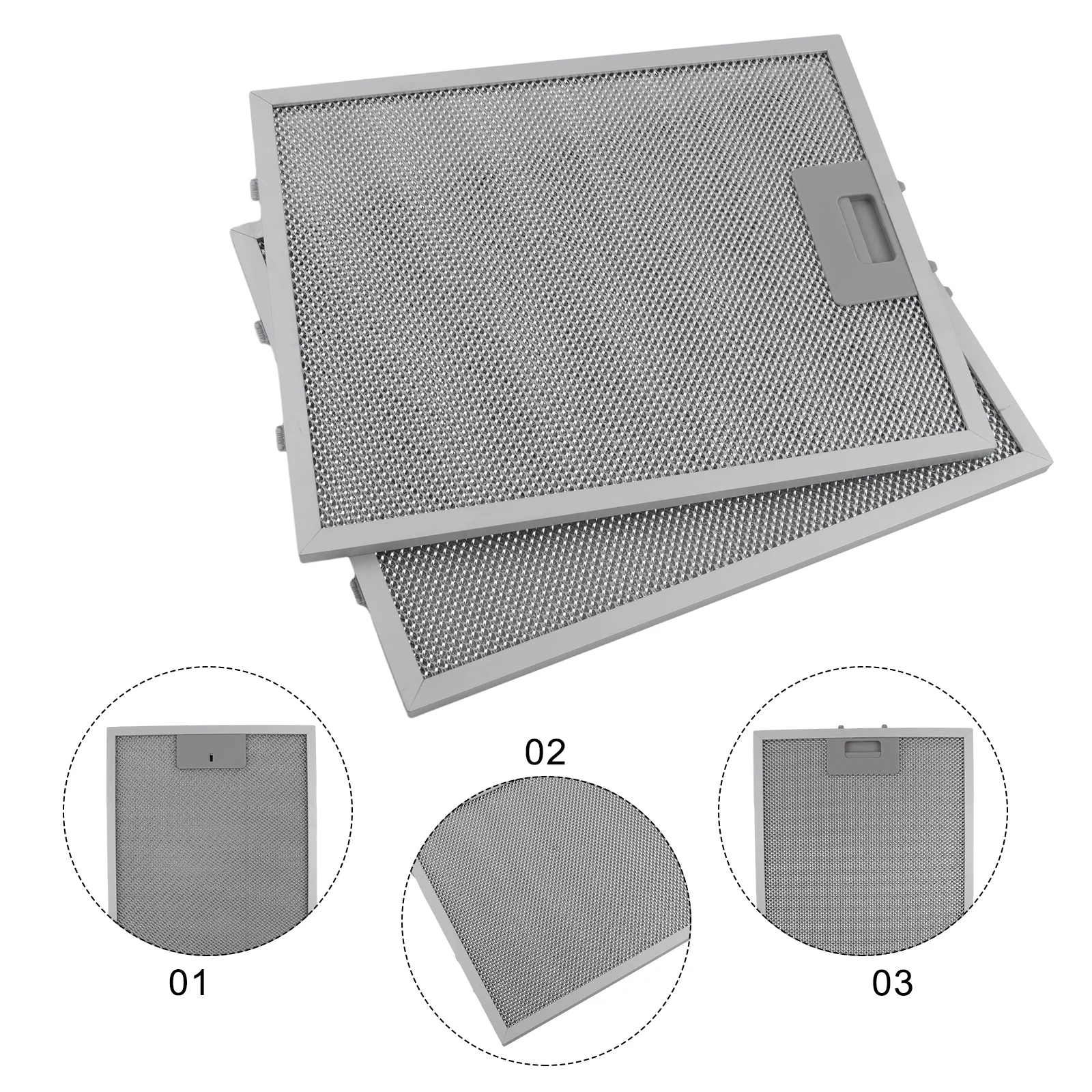 2PCS Cooker Hood Filters Metal - Commercial Kitchen Hood ulasan dan harga