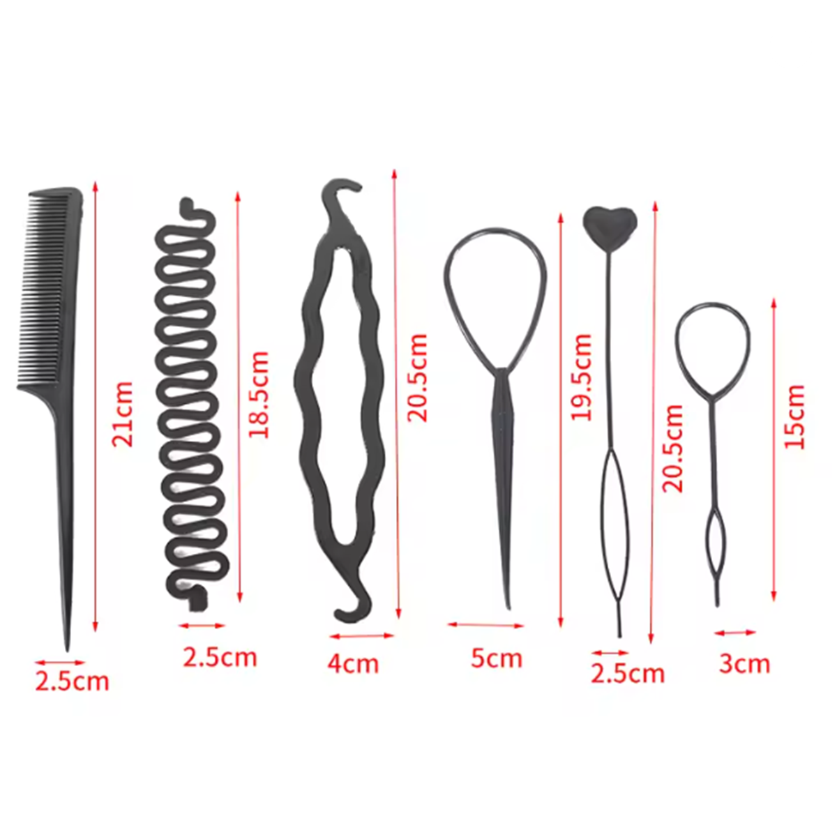 6Pcs/Set Multiple Magic Hair B - Donut Making Machine ulasan dan harga
