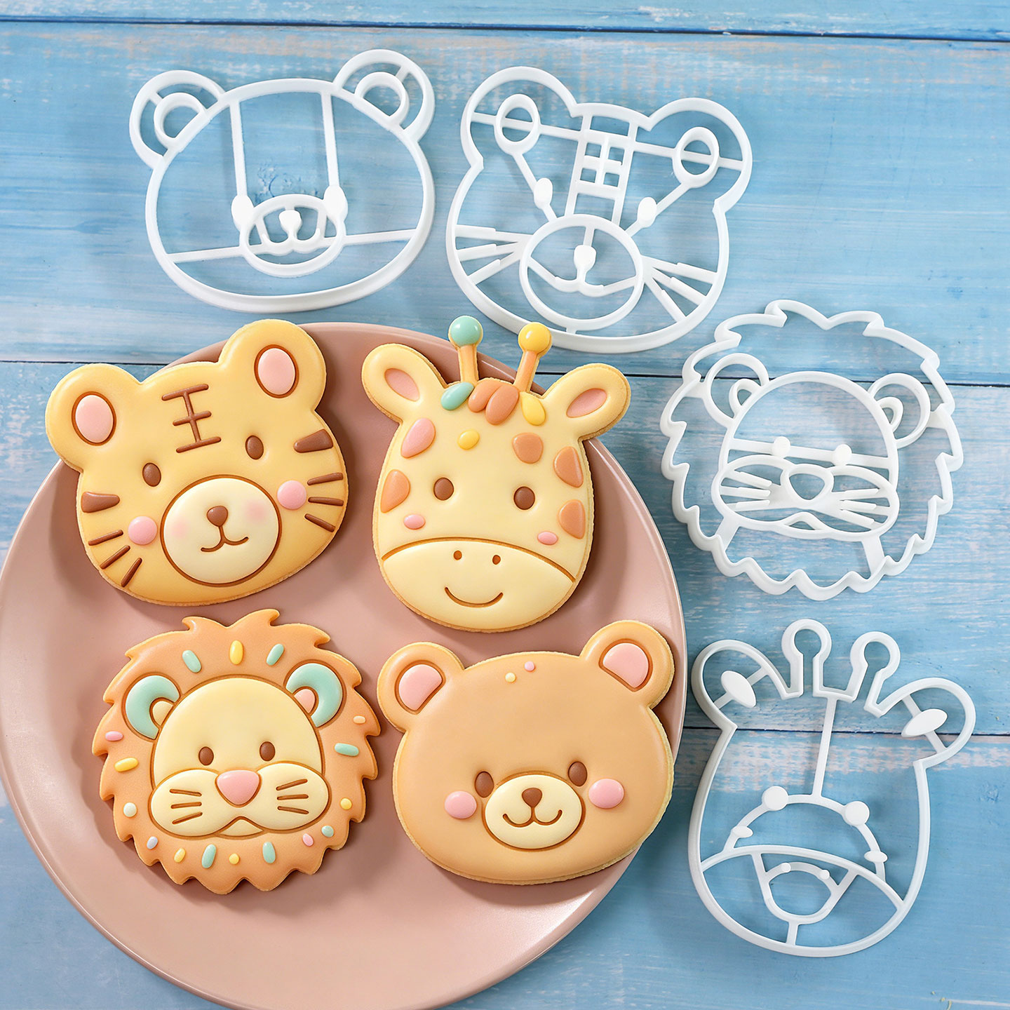 4 Pcs Animal Cookie Cutters Se - Commercial Kitchen Equipment List ulasan dan harga