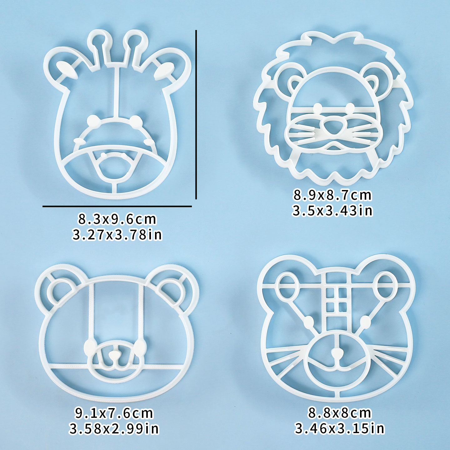 4 Pcs Animal Cookie Cutters Se - Commercial Kitchen Equipment List ulasan dan harga