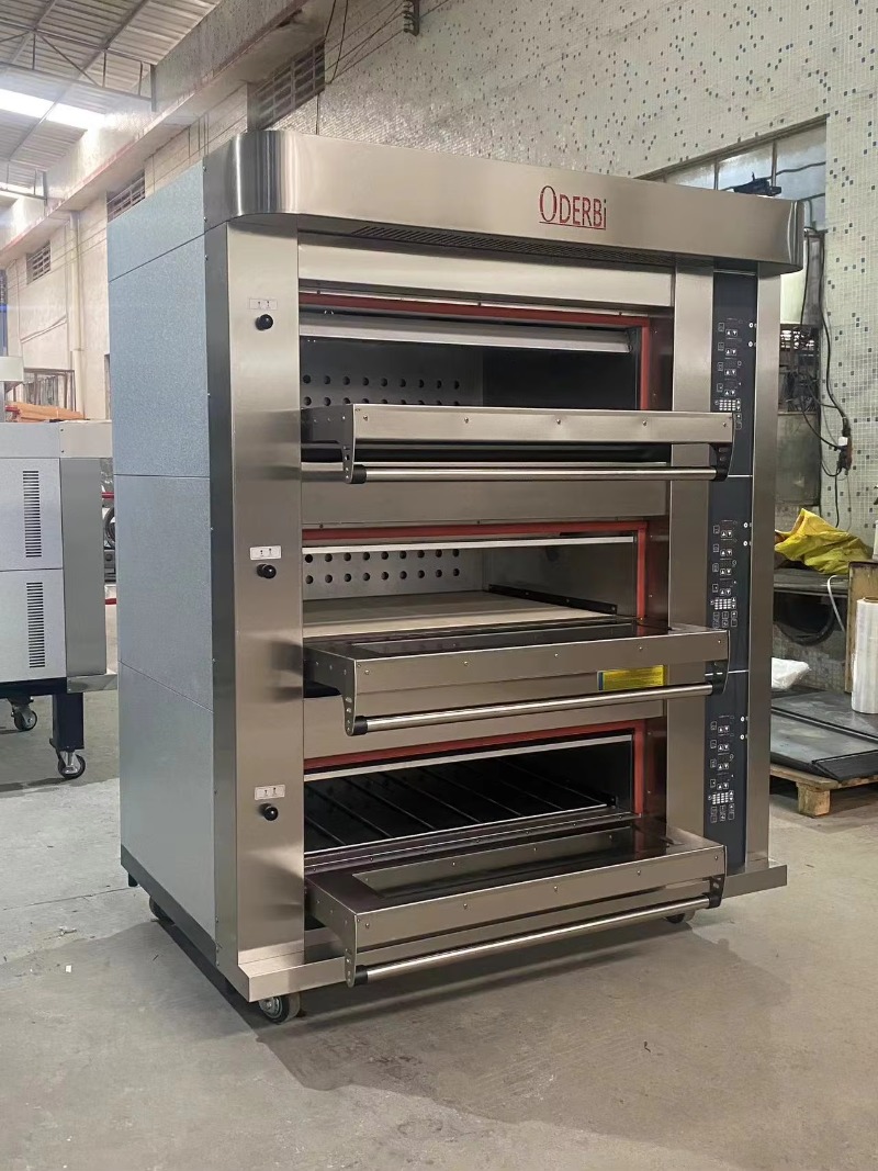 Customized Commercial 3 Deck 6 - Commercial Kitchen Oven ulasan dan harga