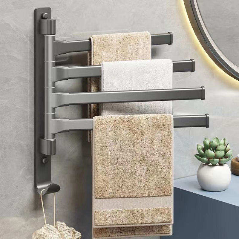 Bathroom Towel Rack Rotatable  - Commercial Kitchen Wall Shelves ulasan dan harga