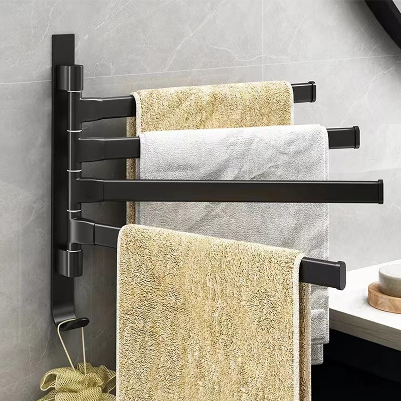 Bathroom Towel Rack Rotatable  - Commercial Kitchen Wall Shelves ulasan dan harga