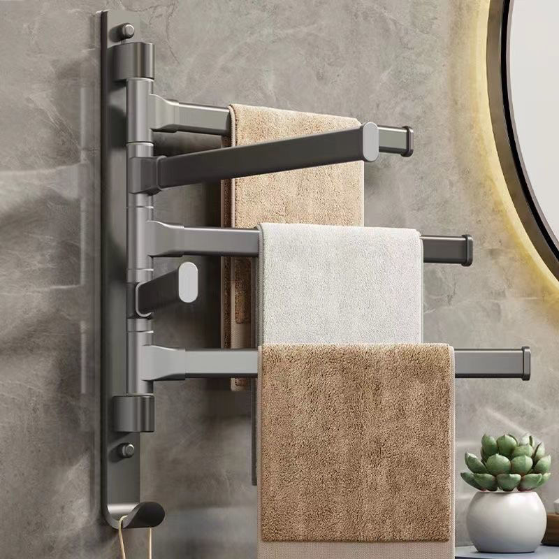Bathroom Towel Rack Rotatable  - Commercial Kitchen Wall Shelves ulasan dan harga