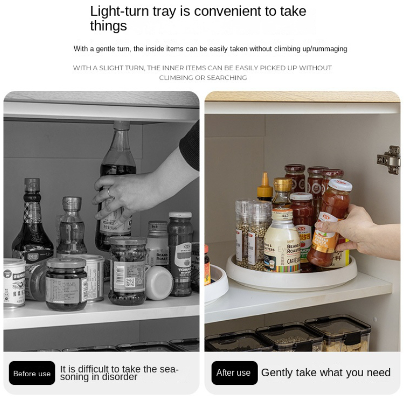1/4Pcs 360 Rotatable Anti Slid - Commercial Kitchen Wall Shelves ulasan dan harga