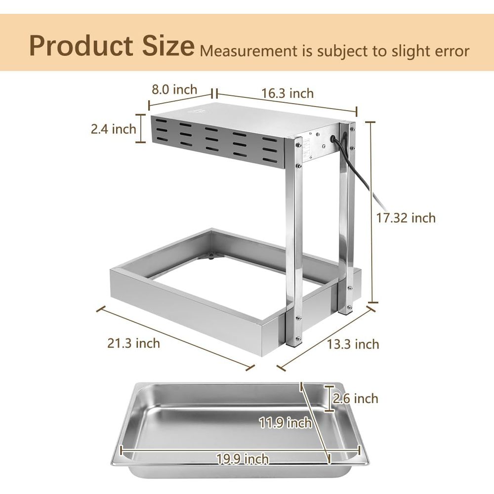 French Fry Warmer, Commercial  - Commercial Kitchen Lights ulasan dan harga