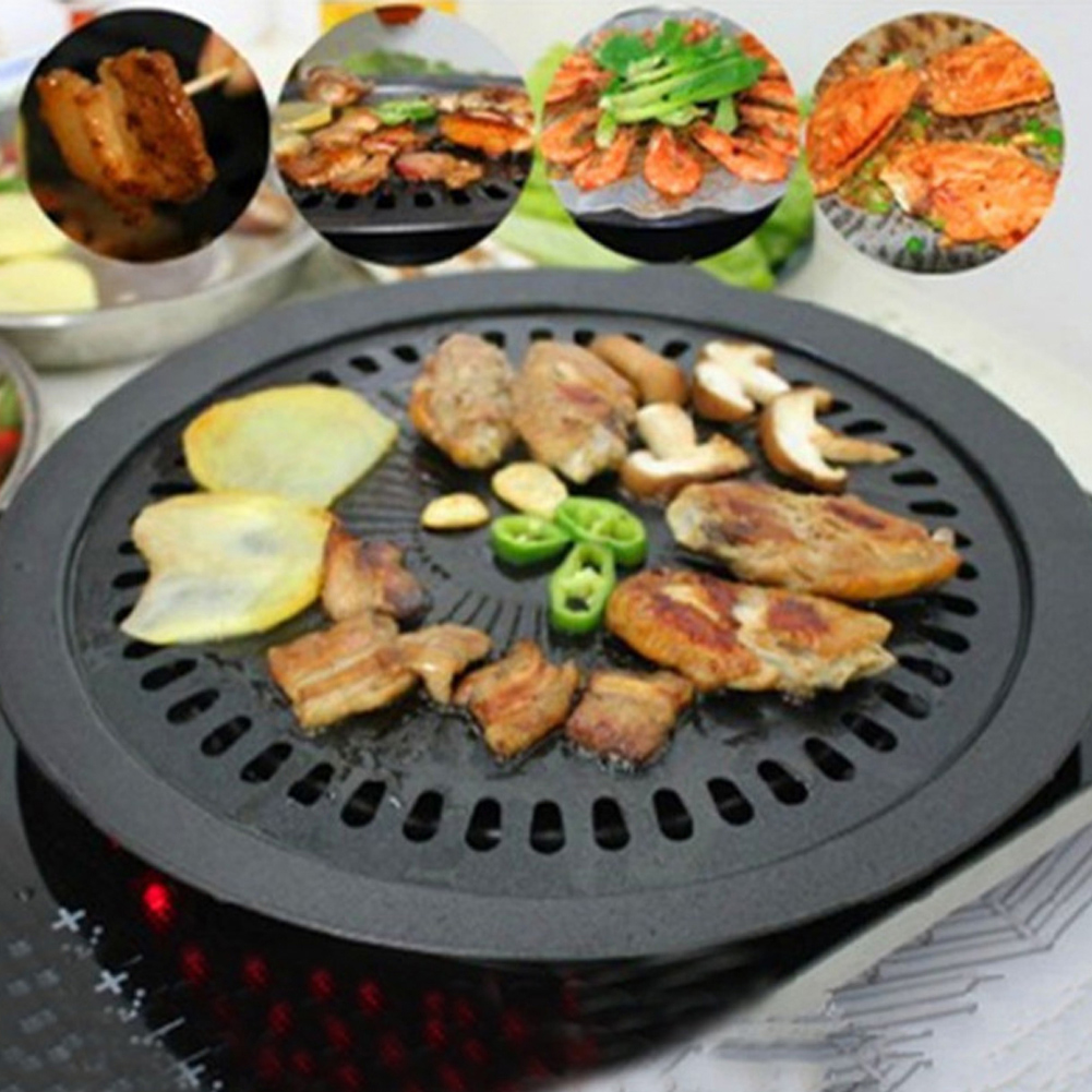 Smokeless Barbecue Grill Pan G - Commercial Kitchen Grill ulasan dan harga