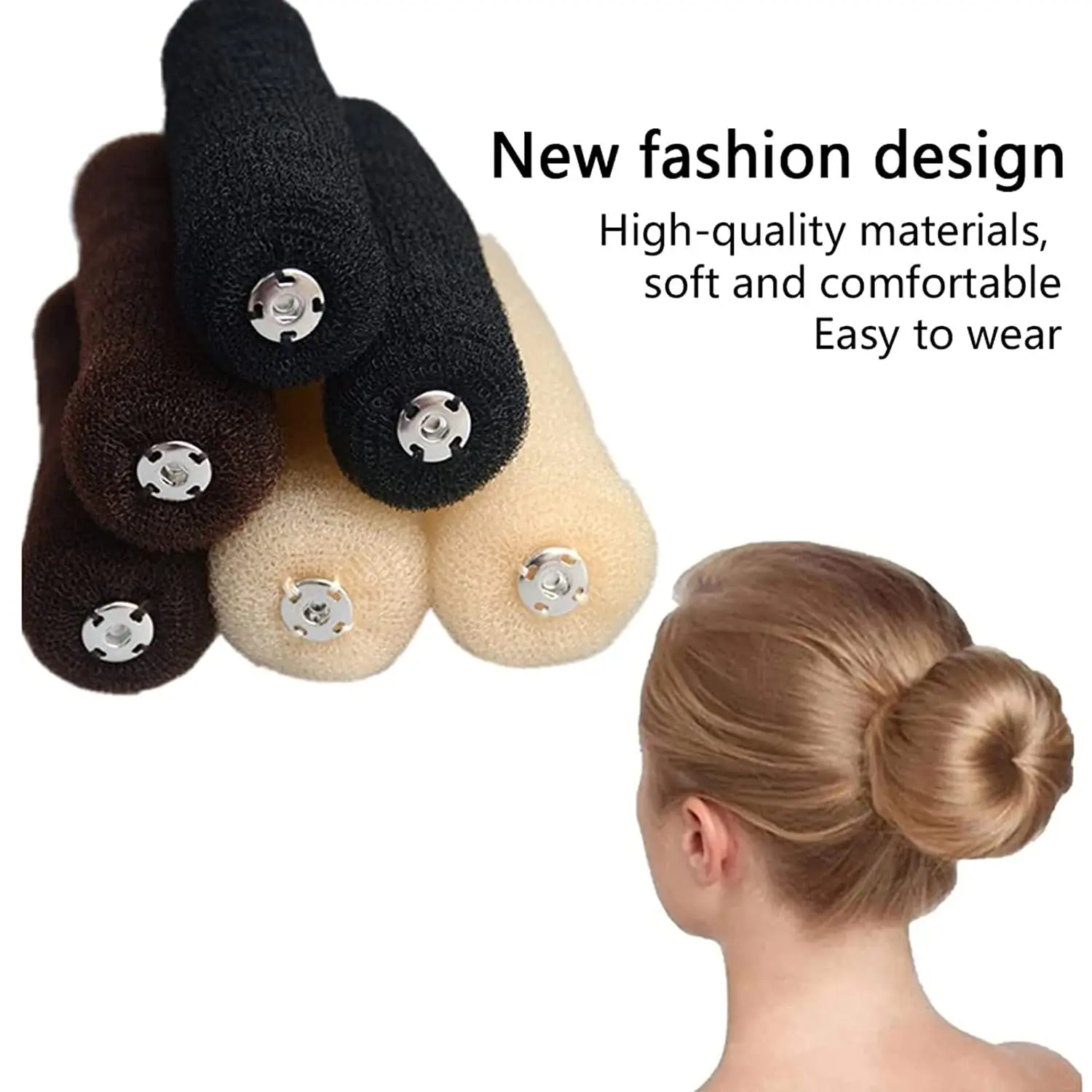 Fashion Hair Bun Maker Donut M - Donut Making Machine ulasan dan harga