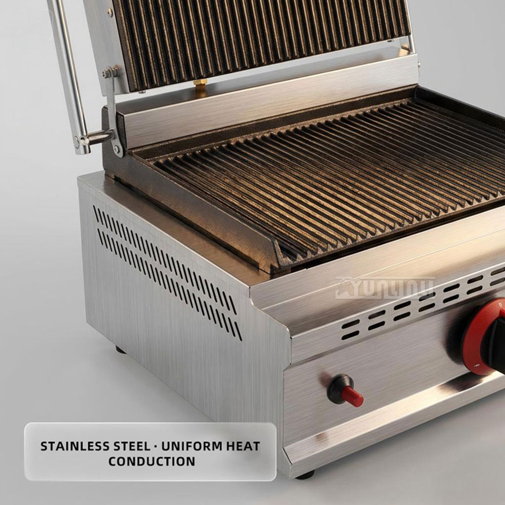 GH-812 Gas Pressure Plate Gril - Commercial Kitchen Grill ulasan dan harga