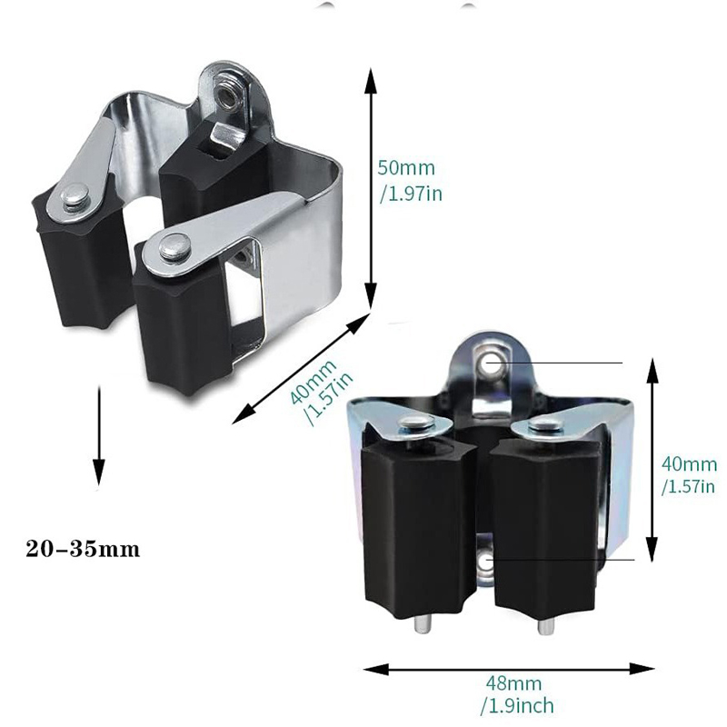 1/4pcs Broom Hanger Mop Holder - Commercial Kitchen Wall Shelves ulasan dan harga